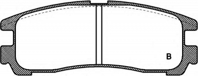 OPEN PARTS bpa029102 -  Комплект тормозных колодок, дисковый тормоз